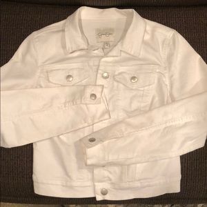 NWOT 🆕 Jessica Simpson White Jean Jacket